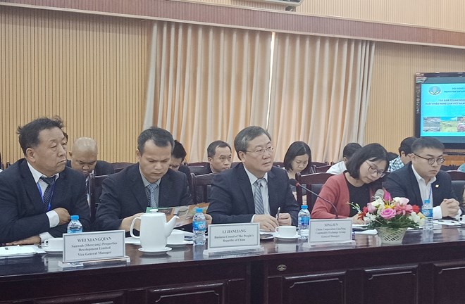 中方代表團(tuán)。圖自越通社